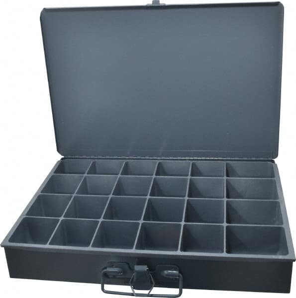 24 Compartment Small Steel Storage Drawer MPN:202-95