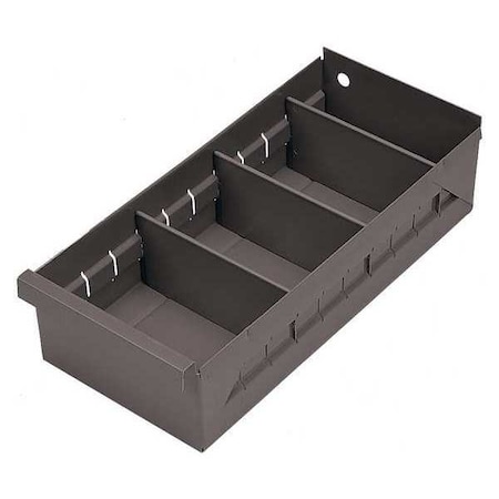 Plastic Divider, Gray, 3 1/4 in H, 12 PK MPN:036-95