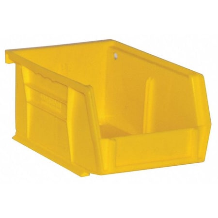 Hang & Stack Storage Bin, Copolymer Polypropylene, Yellow, 3 in H, 4-3/16 in W, 5-7/16 in L MPN:PB30210-21