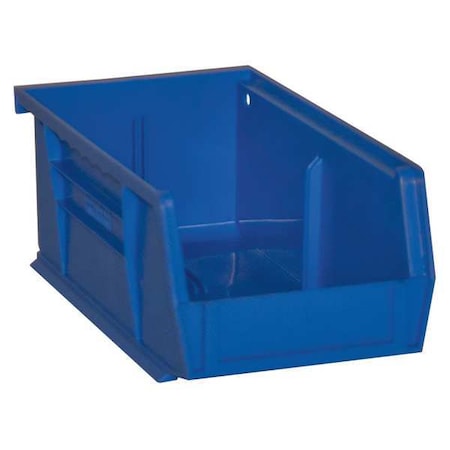 Hang & Stack Storage Bin, Copolymer Polypropylene, Blue, 3 in H, 4-3/16 in W, 7-7/16 in L MPN:PB30220-52