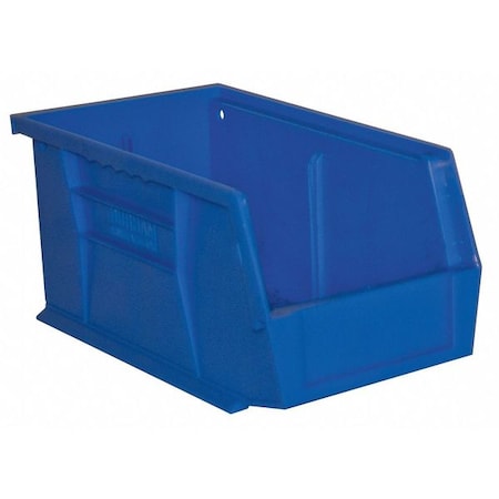 Hang & Stack Storage Bin, Copolymer Polypropylene, Blue, 5 in H, 5-1/2 in W, 11-3/8 in L MPN:PB30230-52