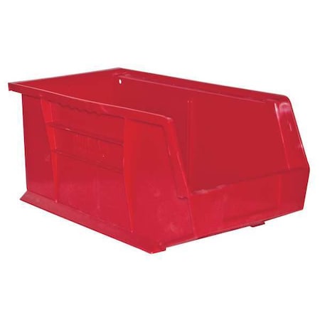 Hang & Stack Storage Bin, Copolymer Polypropylene, Red, 7 in H, 8-1/4 in W, 14-5/8 in L MPN:PB30240-17