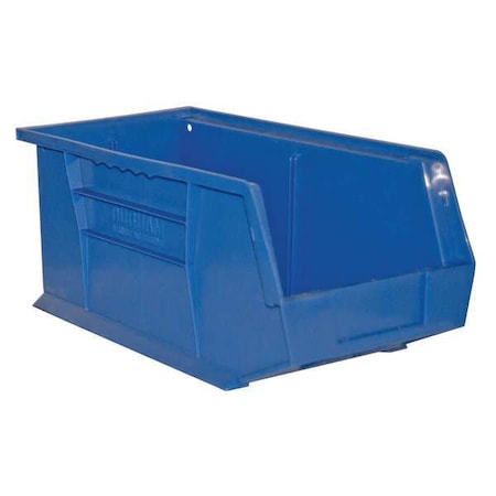 Hang & Stack Storage Bin, Copolymer Polypropylene, Blue, 7 in H, 8-1/4 in W, 14-5/8 in L MPN:PB30240-52