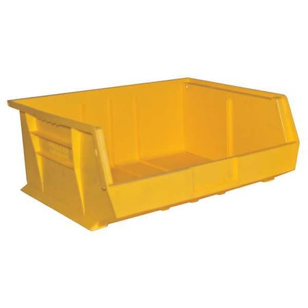 Hang & Stack Storage Bin, Copolymer Polypropylene, Yellow, 7 in H, 16-3/4 in W, 14-5/8 in L MPN:PB30250-21