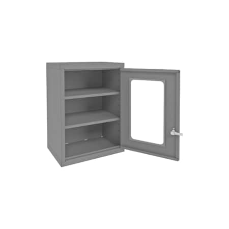 Wall Mounted Storage Cabinet, 2 Shelves MPN:070CV-95