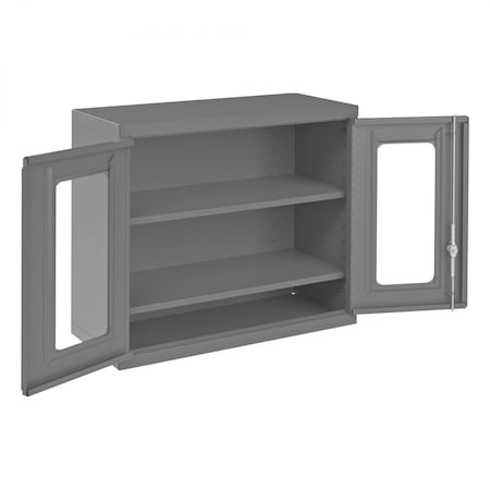 Wall Mounted Storage Cabinet, 2 Shelves MPN:071CV-95