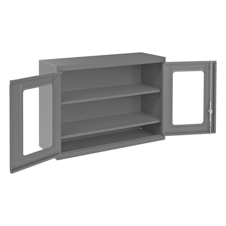 Wall Mounted Storage Cabinet, 2 Shelves MPN:072CV-95