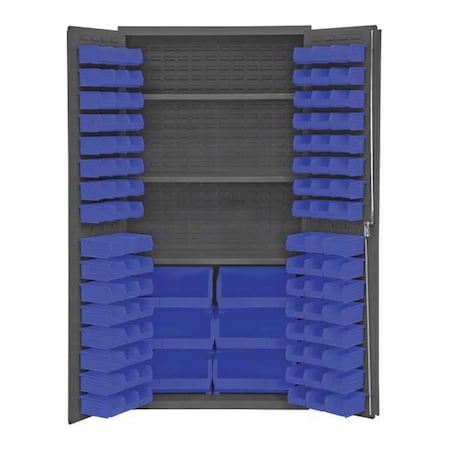 Heavy Duty Bin Cabinet, 36 in W, 72 in H, 24
