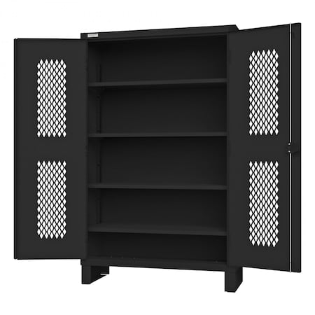 Ventilated Cabinet, 4 Shelves MPN:2703V-4S-08T