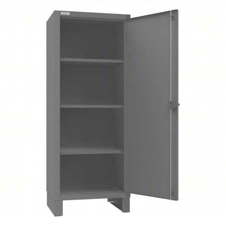 Storage Cabinet, 78 in H, 30 1/4 in W, 24 1/4 in D, Swing, Padlockeable, 3 Shelves MPN:3300-3S-95