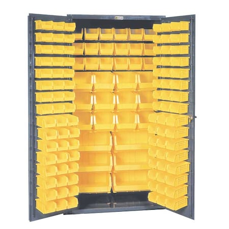 Extra-Heavy Duty Bin Cabinet, 36 in W, 72 in H, 24