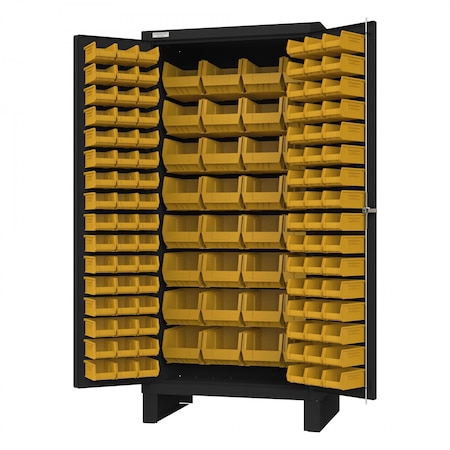 Cabinet, 132 Yellow Bins MPN:3501L-BDLP-128-08T