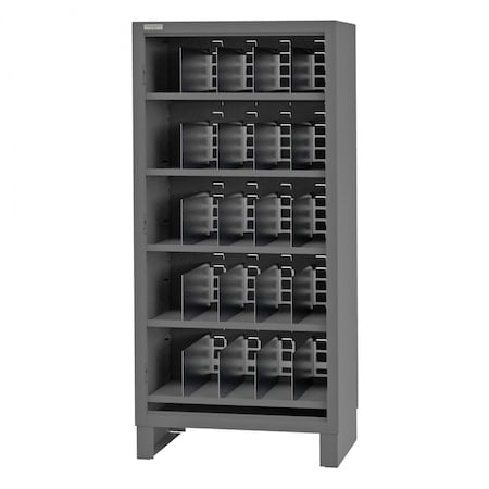 Cabinet, 5 Shelves, 36 x 24 x 78, Gray MPN:3702-5S-ND-95