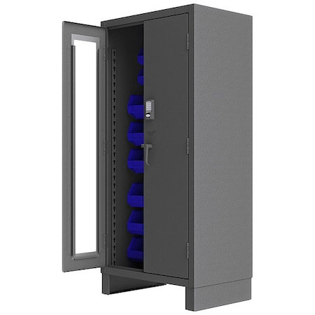 Extra-Heavy Duty Bin Cabinet, 36 in W, 78 in H, 24