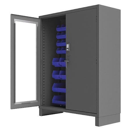 Extra-Heavy Duty Bin Cabinet, 60 in W, 78 in H, 24