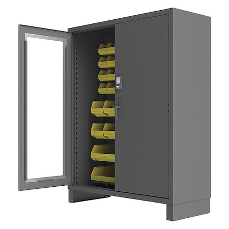 Extra-Heavy Duty Bin Cabinet, 60 in W, 78 in H, 24