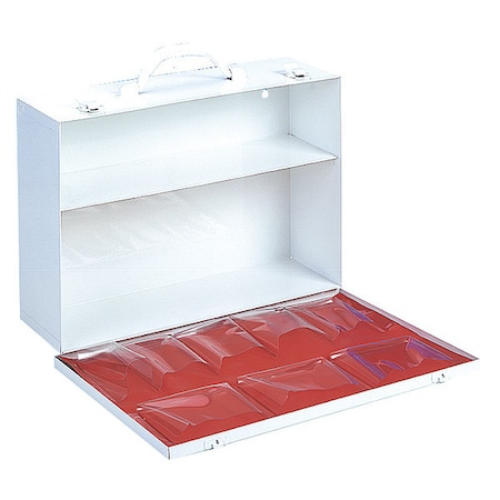 Industrial First Aid Cabinet, swing out door, 2 Shelves, 7FX MPN:533-43