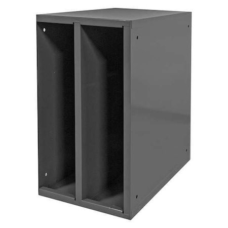 Specialty Storage Cabinet, 24 in H, 13-3/4 in W, 24 1/8 in D, None, Gray, 0 Shelves, 0 Drawers MPN:582-95