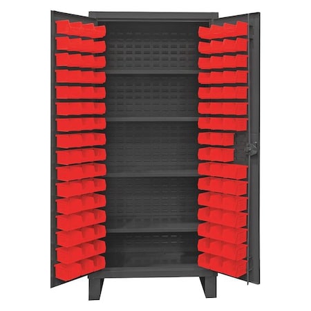 Super Duty Bin Cabinet, 36 in W, 78 in H, 24