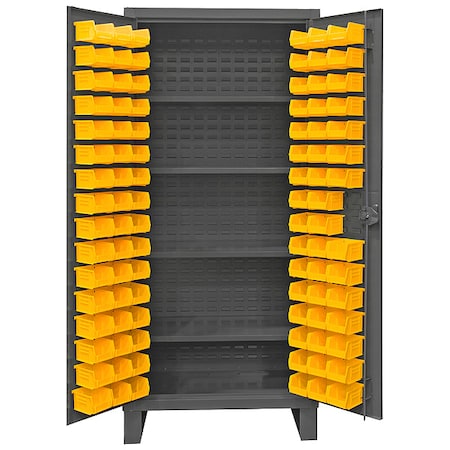 Super Duty Bin Cabinet, 36 in W, 78 in H, 24