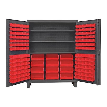 Super Duty Bin Cabinet, 60 in W, 78 in H, 24