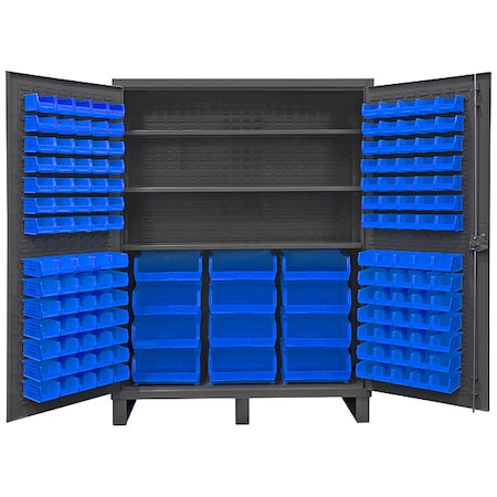 Super Duty Bin Cabinet, 60 in W, 78 in H, 24
