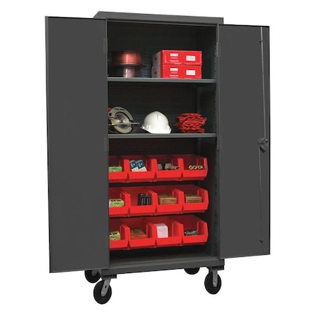 Super Duty Bin Cabinet, 36 in W, 80 in H, 24