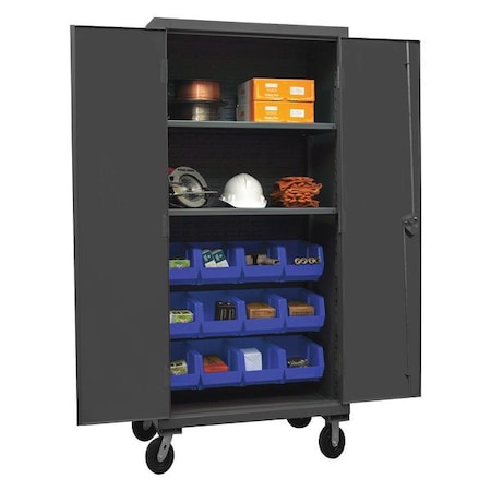 Super Duty Bin Cabinet, 36 in W, 80 in H, 24