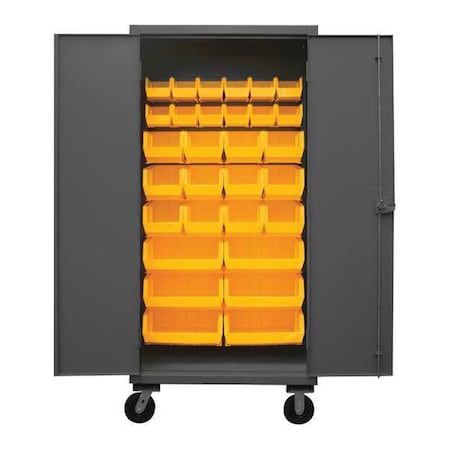 Super Duty Bin Cabinet, 36 in W, 80 in H, 24