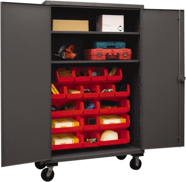 Combination Heavy-Duty Mobile Storage Cabinet: 48