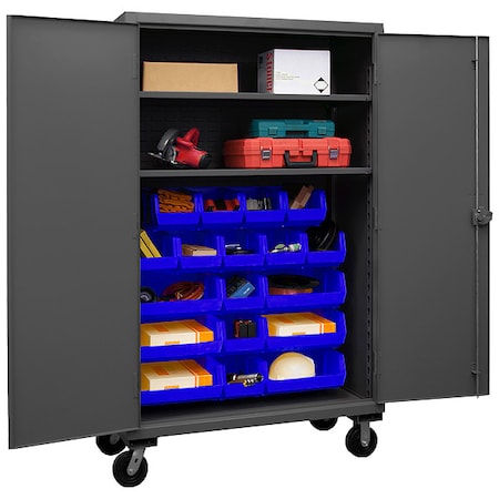 Super Duty Bin Cabinet, 48 in W, 80 in H, 24