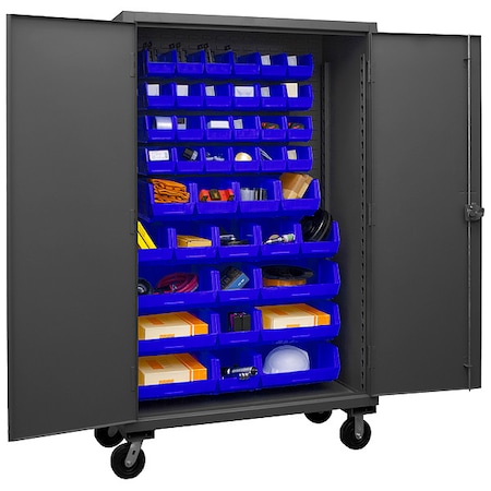 Super Duty Bin Cabinet, 48 in W, 80 in H, 24