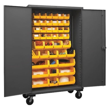 Super Duty Bin Cabinet, 48 in W, 80 in H, 24