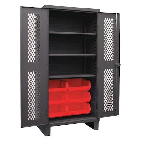 Super Duty Bin Cabinet, 36 in W, 78 in H, 24