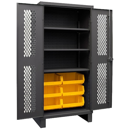 Super Duty Bin Cabinet, 48 in W, 78 in H, 24