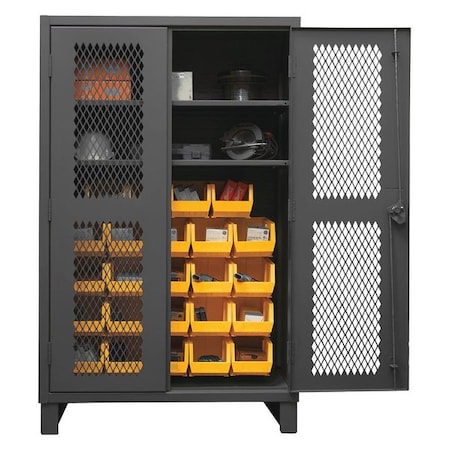 Super Duty Bin Cabinet, 48 in W, 78 in H, 24