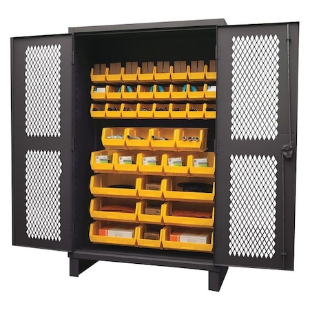 Super Duty Bin Cabinet, 48 in W, 78 in H, 24