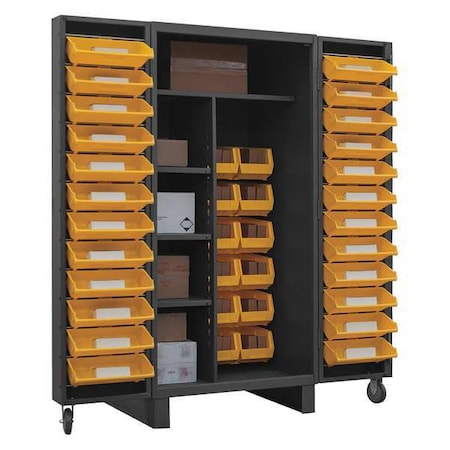 Super Duty Bin Cabinet, 36 in W, 78 in H, 36