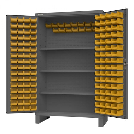Cabinet, 3 Shelves, 144 Yellow Bins MPN:JC-144-3S-95