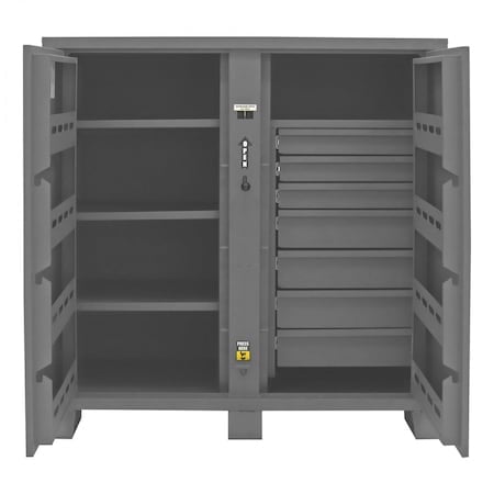Jobsite Storage Cabinet, 59 cu. ft., MPN:JSC-306061-7DR-4S94T-D719