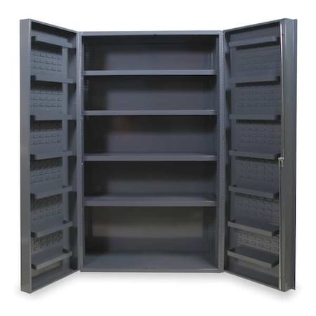 Extra-Heavy Duty Bin Cabinet, 48 in W, 84 in H, 24