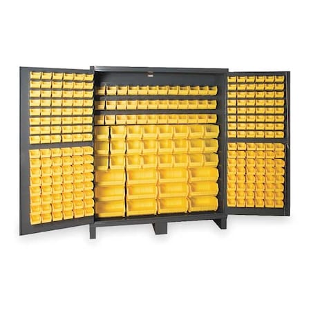 Extra-Heavy Duty Bin Cabinet, 72 in W, 84 in H, 24