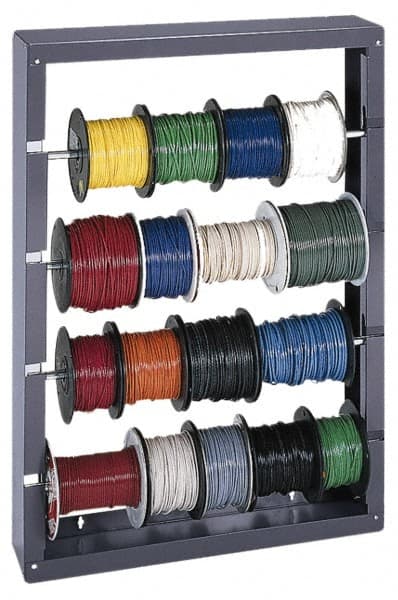 Wire Spool Rack: 4 Levels MPN:368-95