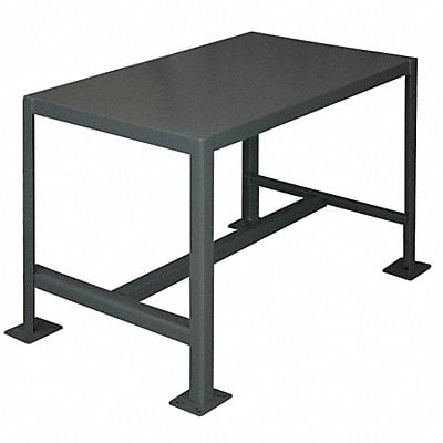 Fixed Work Table Steel 24 W 18 D MPN:MT182430-2K195