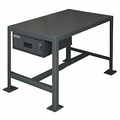 Fixed Work Table Steel 24 W 18 D MPN:MTD182418-2K195