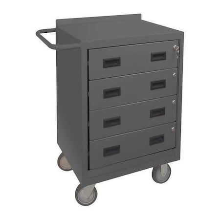 Mobile Cabinet Bench, Steel, 24