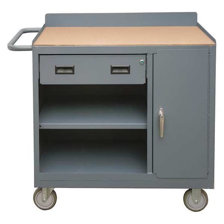 Mobile Cabinet Bench, Hardboard, 42
