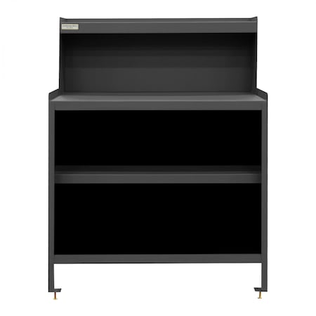 Stationary Workstation, 2 Shelf, No Door MPN:3000RSNDLF-95