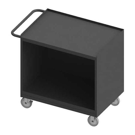 Mobile bench cabinet, work surface, no doors, open storage space MPN:3110-95