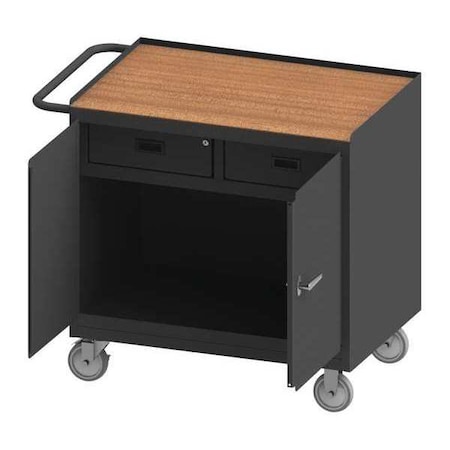 Mobile Cabinet Bench, Hardboard, 36